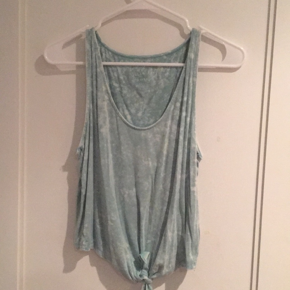 Soft and Sexy tank top with tie on the bottom